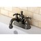 Kingston Brass NS7100TX 4" Centerset Bathroom Faucet, Black Stainless Steel NS7100TX - alternate 2